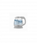 Adler | Kettle | AD 1283G | Standard | 1100 W | 1 L | Plastic/Glass | 360&deg; rotational base | Grey