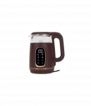 Adler Kettle with LED Display | AD 1305 | Electric | 2200 W | 1.7 L | Plastic | 360&deg; rotational base | Burgundy