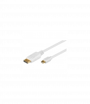 Goobay | Mini DisplayPort adapter cable 1.2 | 52858 | Mini DisplayPort plug | DisplayPort plug | 1 m | Gold-Plated connectors