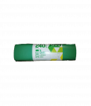&Scaron;iuk&scaron;lių mai&scaron;ai, LDPE, 240 l, 50 mk, 120 x 90 cm, tvirti, žali, 5 vnt.