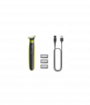 Philips Shaver | QP2724/23 OneBlade | Operating time (max) 45 min | Wet & Dry | NiMH | Black/Lime