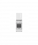 Simfer | Cooker | 5405SERBB | Hob type Gas | Oven type Electric | White | Width 50 cm | Electronic ignition | Depth 60 cm | 43 L