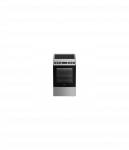 INDESIT Cooker | IS5V8CSX/P | Hob type Ceramic | Oven type Electric | Stainless Steel | Width 50 cm | Grilling | Depth 60 cm | 5