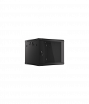 Lanberg | Rack cabinet 19" wall-mount 9U/600x600 (flat pack) V2 | WF01-6609-10B | Black