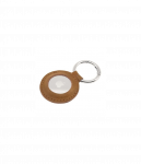 Fixed | Case for AirTag | Genuine cowhide | Brown