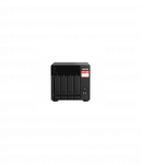 QNAP | 4-Bay QTS and QuTS hero NAS | TS-473A-8G | Up to 4 HDD/SSD Hot-Swap | AMD Ryzen | Ryzen V1500B Quad-Core | Processor freq