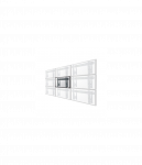 Neomounts Wall mount | LED-VW1000BLACK Videowall wall mount | 40-75 " | Maximum weight (capacity) 50 kg | Black