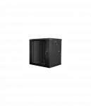 Lanberg | Rack cabinet 19" double-section wall-mount 12U/600x600 (flat pack) | WF02-6612-10B | Black