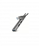 AXAGON ALU STRIP USB-A 4 port hub | HUE-STA