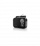 Muse | M-051R | 2-band portable radio | Black