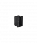 Lanberg | Rack cabinet 19" free-standing 22U/800x1000 (flat pack) with glass door | FF01-8022-12BL | Black