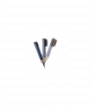 BABYLISS | Hair styling comb | AS6550E | Ion conditioning | Number of heating levels 3 | 1500 W | Blue/Gold