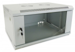 Komutacinė spinta 19'' pakabinama 6U 600x600x368mm (pilka, surinkta, IP20) AWM2-6606