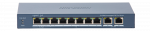 Hikvision 10 prievadų 8 PoE prievadų komutatorius DS-3E0310HP-E(C)