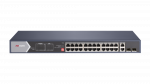 Hikvision 28 prievadų 24 PoE prievadų komutatorius DS-3E0528HP-E,