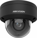 Hikvision dome DS-2CD2746G2HT-IZS F2.8-12 (juoda, 4 MP, 40 m. IR, AcuSense, Darkfighter)
