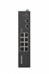 Hikvision 10 prievadų 8 PoE prievadų pramoninis komutatorius DS-3T0510HP-E/HS
