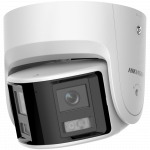 Hikvision dome DS-2CD2347G2P-LSU/SL(C) F2.8 (balta, 4 MP, 30 m. LED; ColorVu, panoraminė 180&deg;)