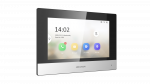 Monitorius SP telefonspynės DS-KH6320-TE1, 7'', 1024x600, PoE/12V, 8 alarm IN, 2 OUT