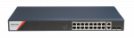 Komutatorius Hik-vision DS-3E1520HP-SI-16P2T2F, 20 priev., 16 PoE-1000Mbps, PoE-230W, 2xSFP-1000Mbps