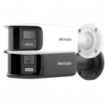 Hikvision bullet DS-2CD2T87G2P-LSU/SL(C) (juoda, 8 MP, 40 m. LED, ColorVu, panoraminė 180&deg;)
