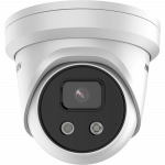Hikvision dome DS-2CD2346G2-IU F2.8 (juoda, 4 MP, 30 m. IR; AcuSense)
