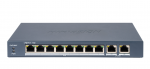 Hikvision 10 prievadų 8 PoE prievadų komutatorius DS-3E0310P-E/M(B)