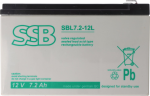 Akumuliatorius (AGM) SSB SBL (7.2Ah, 12V, F2, VRLA)
