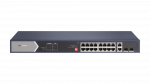 Hikvision 20 prievadų 16 PoE prievadų komutatorius DS-3E0520HP-E