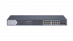 18 prievadų, 16 PoE prievadų komutatorius Hik-vision DS-3E1518P-SI