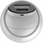 Hikvision dome DS-2CD1327G0-L(C) F2.8 (balta, 2 MP, 30 m. LED, ColorVu Lite)