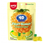 Guminukai AMOS 4D FRUIT GUMMY (PINEAPPPLE BURST), 65g Guminukai AMOS 4D FRUIT GUMMY (PINEAPPPLE BURST), 65g