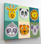 Splat Planet paveikslas i&scaron; modelino, Gyvūnėliai 30x40cm Splat Planet paveikslas i&scaron; modelino, Gyvūnėliai 30x40cm