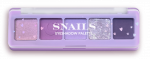 Snails akių &scaron;e&scaron;ėlių paletė, violetiniai atspalviai Snails akių &scaron;e&scaron;ėlių paletė, violetiniai atspalviai