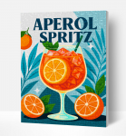 Splat Planet deimantinė dėlionė APEROL SPRITZ 30x40 cm Splat Planet deimantinė dėlionė APEROL SPRITZ 30x40 cm