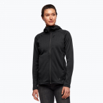 Moteri&scaron;ka trekingo striukė Black Diamond Factor Hoody juoda