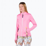 Moteri&scaron;kas slidinėjimo džemperis Rossignol Climi new pink