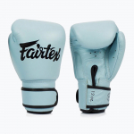 Bokso pir&scaron;tinės Fairtex Genuine Leather Boxing blue