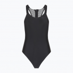 Moteri&scaron;kas vientisas plaukimo kostiumas Nike Hydralock Fusion Racerback black