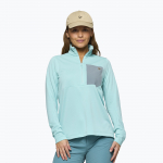 Moteri&scaron;kas trekingo džemperis NORRONA Femund Warm1 Zip Neck aqua haze/trooper
