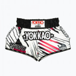 Vyri&scaron;ki treniruočių &scaron;ortai YOKKAO Power Muay Thai white
