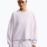 Moteri&scaron;kas treniruočių džemperis Nike 24.7 ImpossiblySoft Bleached Lilac/Platinum Violet