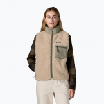 Moteri&scaron;ka liemenė Patagonia Classic Retro-X dark natural w/river rock green