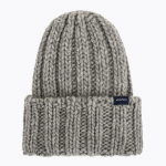 Žieminė moteri&scaron;ka kepurė Woolrich Chunky Beanie light grey melange
