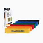 Treniruočių juostų rinkinys Blackroll Loop Band 6 szt. yellow/orange/red/green/blue/black