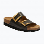 Moteri&scaron;kos &scaron;lepetės Scholl Montery 2 Straps Ad Med juodos