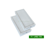 Domekt R 200 V (Rego 200 VE) F7+M5 filtrų komplektas (Efektyvus) | Komfovent filtrai