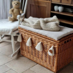 Natūralios spalvos pintas krep&scaron;ys