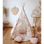 Vaiki&scaron;ka palapinė - Tipis - "Flower power"