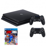Sony Playstation 4 PRO 1TB + NBA 2K26 + Papildomas Pultelis